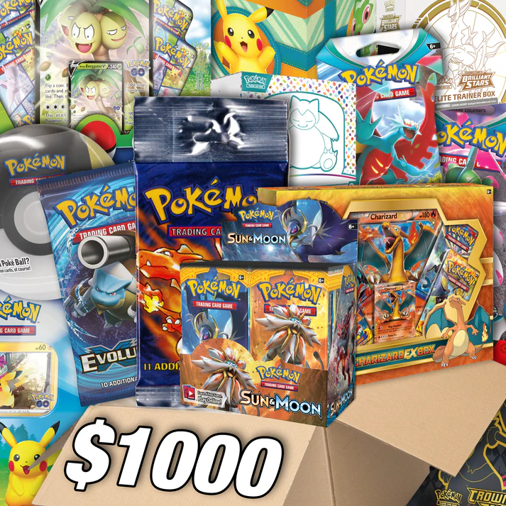 The Pokemon Card $1000 Box! - Assorted Pokémon Trading Cards - Image 2